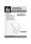 The Singing Machine STVG-520 User's Manual