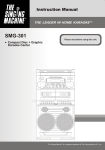 The Singing Machine SMG SMG-301 User's Manual
