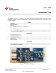 Texas Instruments TPA6139A2 EVM User's Manual