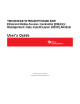Texas Instruments TMS320TCI6486 User's Manual