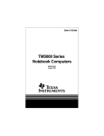 Texas Instruments TM5000 Series User's Manual