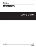 Texas Instruments THS4503EVM User's Manual