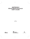 Texas Instruments MSP50C614 User's Manual
