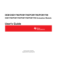 Texas Instruments DEM-DSD1796 User's Manual