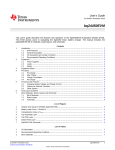 Texas Instruments BQ24450EVM User's Manual