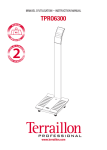Terraillon TPRO6300 User's Manual