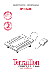 Terraillon TPR05200 User's Manual