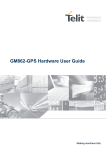 Telit Wireless Solutions GM862-GPS User's Manual