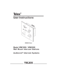Telex WM1000 User's Manual