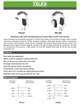 Telex PH-81 User's Manual