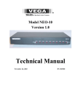 Telex NEO-10 User's Manual