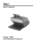 Telex FIREFLY P350 User's Manual