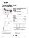 Telex Earset PH-150 User's Manual