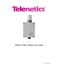 Telenetics OMEGA CDMA User's Manual