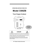 Teledyne 3300ZB User's Manual