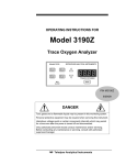 Teledyne 3190Z User's Manual