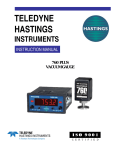 Teledyne Marine Instruments 760 PLUS User's Manual