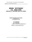 Teledyne GFC7000EU User's Manual