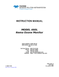 Teledyne 460L User's Manual