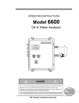 Teledyne 6600 User's Manual