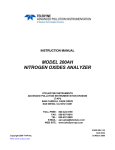 Teledyne 200AH User's Manual