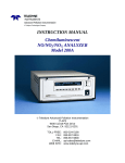 Teledyne 200A User's Manual