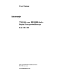 Tektronix TDS1000- User's Manual