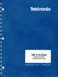 Tektronix DM 5120 User's Manual