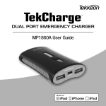 Tekkeon TekCharge MP1860A User's Manual