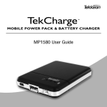 Tekkeon TekCharge MP1580 User's Manual