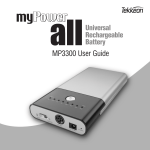 Tekkeon myPower MP3300 User's Manual