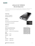 Tekkeon MP3450I User's Manual