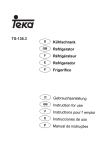 Teka TS-136.3 User's Manual