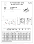 Tecumseh VSAG517ZXTXM Performance Data Sheet