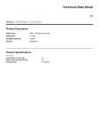 Tecumseh SIERRA01-0716Y3XA Technical Data Sheet