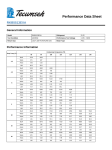 Tecumseh RKB5513EXA Performance Data Sheet