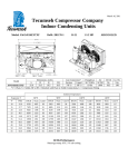 Tecumseh AWG4516EXTXF Performance Data Sheet