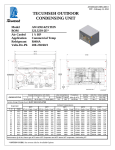Tecumseh AWA9514ZXTHN Performance Data Sheet