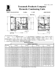 Tecumseh AWA9511ZXNXC Performance Data Sheet