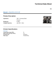 Tecumseh AWA9511ZXCXE Technical Data Sheet