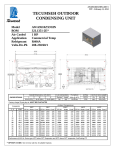 Tecumseh AWA9510ZXNHN Performance Data Sheet