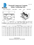 Tecumseh AVA9532ZXNXF Performance Data Sheet