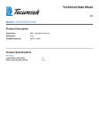 Tecumseh AVA4540EXGXM Technical Data Sheet