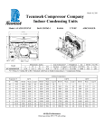 Tecumseh AVA2515ZXNXF Performance Data Sheet