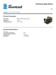 Tecumseh AKA7437YXAED Technical Data Sheet