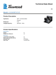 Tecumseh AJA9486EXDXD Technical Data Sheet