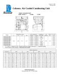 Tecumseh AJA2423ZAADA Performance Data Sheet