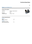 Tecumseh AHA7480AXFXW Technical Data Sheet