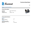 Tecumseh AHA4518AXDXC Technical Data Sheet