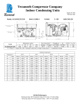 Tecumseh AGA9542ZXGXM Performance Data Sheet